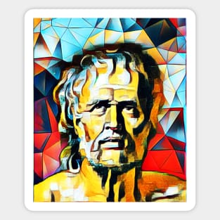 Lucius Annaeus Seneca Abstract Portrait | Lucius Annaeus Seneca Artwork 2 Magnet